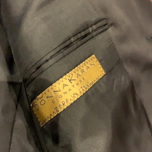 Men’s Donna Karen blazer size 44 black - Picture 4 of 5